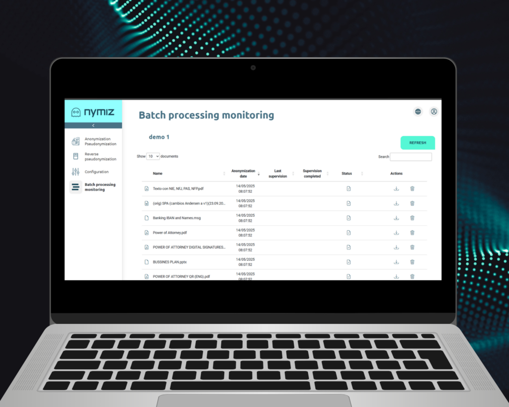 Data-anonymization-data-protyection-batch-processing-nymiz